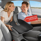 Benazcap Car Seat Cushion - Memory Foam Car Seat Pad - Sciatica & Lower Back Pain Relief - Car Seat Cushions for Driving - Road Trip Essentials for Drivers