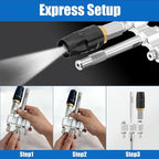 JOEJET M5 Twist Nozzle, Shooter Tip for Pressure Washer, 1/4'' Quick Connet, 3-7GPM