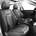 Fit HRV Premium Leather Car Seat Covers Compatible with Honda HRV 2016-2025 2026, Breathable, Wear Resistant, Airbag Compatible, All-Weather Protection & Full Coverage, 2 Front Seat Black