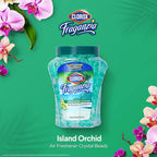 Clorox Fraganzia 12 Oz Island Orchard and Morning Sky Crystal Beads Air Fresheners - Long-Lasting Gel Beads for Home, Bathroom, Car