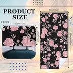 1 Pack Car Towel Seat Covers with Storage Bag, Multifunctional Towel for Gym Outdoor Sport, Picnic, Beach, Pet Dog Travel,Non-Slip Washable Car Seat Protector (Pink Flower)