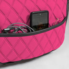 FH Group Car Seat Cushion – Neosupreme Single Front Seat Cover with Front Pockets, Airbag Compatible, Universal Fit Car Seat Cushion for Driver or Passenger Seat, SUV, Truck, Sedan & Van – Pink
