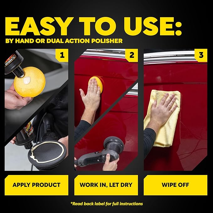 Meguiar’s Flagship Premium Marine Wax, M6332, Easy-to-Use Boat Polish and Wax that Removes Swirls, Scratches, and Oxidation While Adding Long-Lasting Protection, Gifts for Car Lovers, 32 Oz