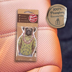 Fresh Fresheners Cute and Funny Dog Car Air Fresheners 6 Pack Scented With Premium Oils By Fresh Fresheners (Boxer, 6 Pack)