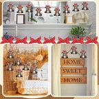 Loopeer 9 Pcs Christmas Highland Cow Air Freshener Cute Cow Print Car Accessories Hanging Gifts for Women Christmas Tree Ornaments Party Hips Gifts for Aromatic Car Home Decorations