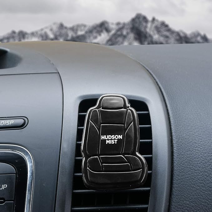 FH Group Air Freshener Vent Clips, Mini Car Seat Covers Design, (Hudson Mist Scent)-8PK