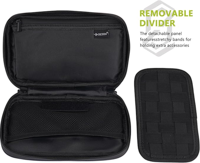 OZCHIN Smell Proof Bag Pocket Bag Activated Carbon Fiber 8'' x 5'' Portable Carry Pouch for Travel