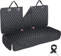 Dog Car Seat Cover for Back Seat Cover for Kids Car Seat Protector for Dogs Nonslip Water Proof Universal Fit Dog Car Seat Cover for ISOFIX Truck SUV(Large,Black)