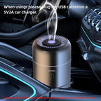 Car Aromatherapy Diffusers for Essential Oils，Mini USB Air Scent Small Humidifier with 7-LED Color Changing for Car Room Home Office Bedroom