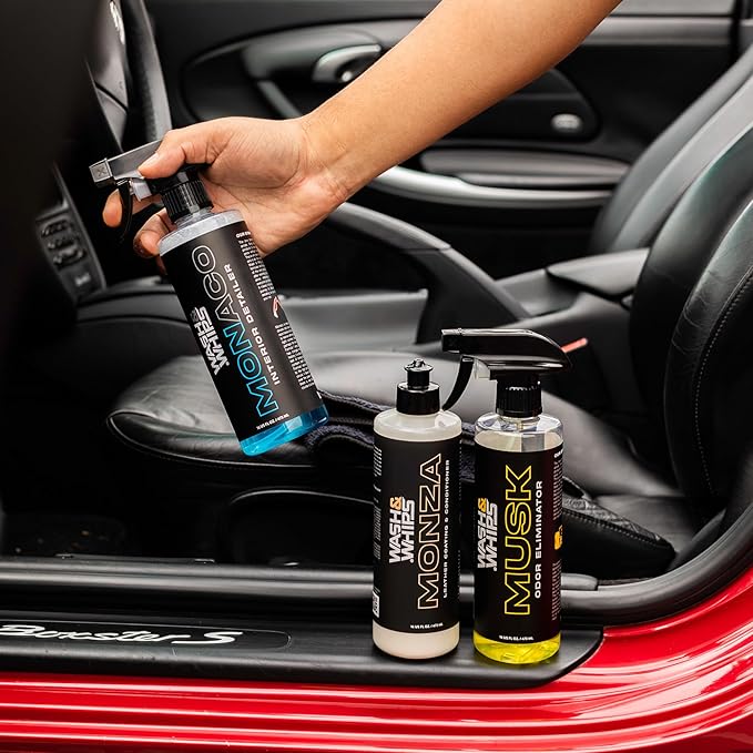 Quick Detailing Pro Kit for Auto Detailing - Complete 16-Piece Car Care Set with Shampoo, Ceramic Coating, Interior Cleaner, Engine Degreaser, Wheel & Tire Cleaner, Microfiber Towels & More