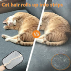 Thickened Pet Hair Removal Glove - Electrostatic Cat Dog Hair Remover Glove, Reusable Magic Brush Pet Hair Remover Tool for Couch, Carpet, and Car Seat (Black, 2 Pack)