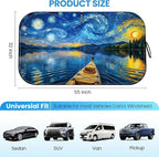 Windshield Sun Shade - Windshield Sun Shade Foldable Offers Ultimate Protection for Car Interior UV Protection Car