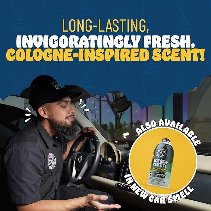 Chemical Guys Odor Eliminating Aerosol Fogger, Black Frost Scent - 3 oz Single Can For Cars, Trucks, And SUVs - Set-And-Forget Interior Deodorizer Neutralizes Smoke, Pet, Gym, And Food Odors & More