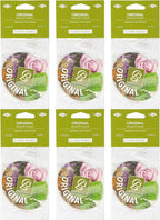 Claire Burke Car Air Freshener, Original Scent, Hanging Car and Home Air Freshener, Pack of 6