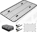 Wildroad Car Roof Platform, Universal Roof Flat Rack Combo 90" x 47" x 1.3" Heavy Duty Roof Rack Platform with Cargo Bag, Cargo Net, Ratchet Straps and Anti-Rust Sealant Fits for SUV Truck Cars