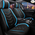 CTDS Car Seat Covers for Nissan Sentra 2000-2026, Stylish Sport Seat Cover, Premium Nappa Leather Car Seat Cover. Automobile Seat Covers Sets.(Standard 2 Seats/Black Blue)
