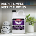 Roebic K-37-H Septic Tank Treatment: 64-Ounce, Promotes Efficient Breakdown, Reduces Odors, Prevents Clogs for Smooth Septic System Operation