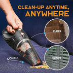 Power Practical Handheld Cordless Vacuum Cleaner, Rechargeable Portable Car Vacuums W/Strong Suction, Bag & Attachments, Small Vac Cleaner for Car, Couch, Home, Car Suction Cleaner, aspiradora de mano