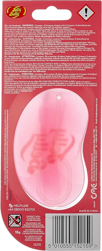 Jelly Belly 15215 3d Jelly Bean Air Freshener - Tutti Frutti