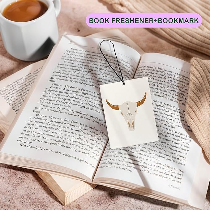 Boho Neutral Western Howdy Car Air Freshener, Preppy Cowgirl Boots Bull Skull Air Freshener Hanging 3 Pcs for Cars Closet Drawer or Books, Cute Western Car Accessories Mirror Decor for Women Men