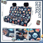 Tallew Back Seat Towel Cover for Car Athletic Running Towel Microfiber Bench Seat Cover for Pets Post Workout Sweat Washable Non Slip Automotive Backseat Protector for Outdoor Sport Camping Mat