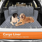 URPOWER Dog Car Seat Cover for Pets 100% Waterproof Seat Cover Hammock 600D Heavy Duty Scratch Proof Nonslip Durable Soft Back Seat Covers for Cars Trucks and SUVs