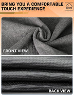 Waterproof Towel Car Seat Cover, 1200g Heavy-Duty Sweat Protection for Yoga, Swimming & Beach, Universal Non-Slip Seat Protector for Cars and SUVs, Machine Washable (Gray, 2-Pack)
