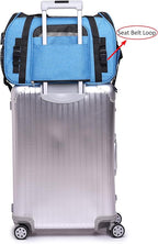 EliteField Soft Sided Pet Carrier (3 Year Warranty, Airline Approved), Multiple Sizes and Colors Available (17" L x 9" W x 12" H, Sapphire Blue)