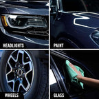 Turtle Wax Hybrid Solutions Ceramic 3-in-1 Car Detailer, Waterless Car Wash, Long-lasting HydrophobicWax Protection and High Gloss Shine, Safe For All Exterior Surfaces, 32 oz (Pack of 6)
