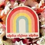 Alpha Xi Delta - Rainbow Air Freshener - 2/Pack - Flowers & Sunshine Scent