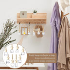 BBTO 120 Pcs Hanging Car Diffuser Bottles Empty Bulk, 8 Styles Empty Glass Air Freshener Bottles with Wooden Cap for Perfume Essential Oils Fragrance Aromatherapy Ornament