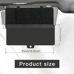 Sun Visor Extender for Car, Upgraded Polarized Car Sun Visor Extender with PC Lens, Velcro Design Convenient Adjustment Position, Filtering Glare, UV Rays for Safe Driving, Universal for Cars, SUV