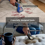 Shark CarpetXpert HairPro | Upright Carpet, Area Rug & Upholstery Cleaner | Carpet Shampooer | Handheld Spot & Stain Eliminator | Pet Hair Pickup & Odor Removal | 2 Cleaning Tools | Cobalt | EX251BRN