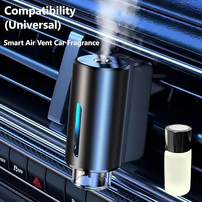 Car Air Freshener Refills，Refreshing and Pleasant Scent，Universal Fit for Air Vent Smart Car Fresheners, 0.34 Fl Oz (Pack of 10), Icy fresh
