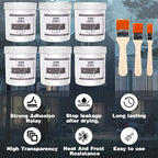 64 OZ (1800g) Jaysuing Invisible Waterproof Agent, Waterproof Sealant, Transparent Rainproof Coating, Water-Resistant Anti-Leakage Agent, Transparent Repairing Leak Water-Resistant Adhesive