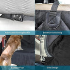 Veckle SUV Cargo Liner for Dogs, Water Resistant Trunk Cover with Side Flaps, Compact to Mid-Size Fit Cargo Area Protector with Bumper Flap for Smaller SUVs, Black