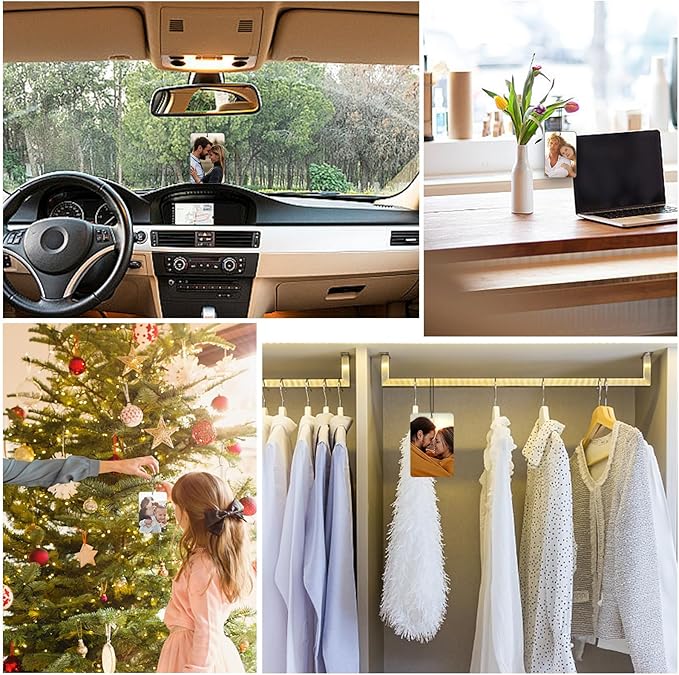 Bulk Custom Air Freshener for Car - Personalized Customized Photo Logo Text Air Freshener, Personalized Scents Smell Freshener with Picture, Customized Cute Car Gifts for Women Men (10 pcs)