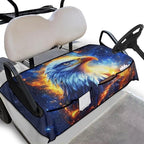 Biyejit Golf Cart Seat Covers with 4 Pockets Golf Cart Seat Towel Blanket Fits 2-Seat Golf Carts, Golf Cart Accessories