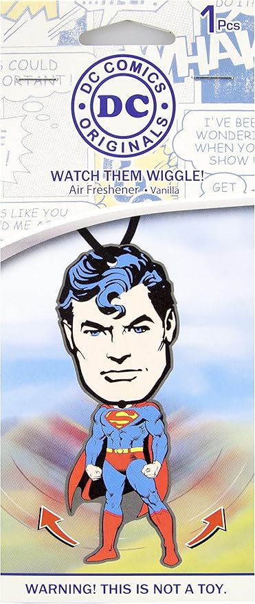 Plasticolor 005411R01 Wiggler DC Comics Superman Air Freshener