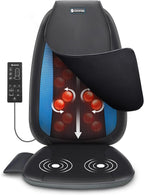 COMFIER Shiatsu Back Massager with Heat, Chair Massage Pad for Back Pain Relief,Massage Seat Cushion for Home or Office Chair Use,Gift for Men,Women