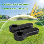 10L0L Golf Cart Rear Seat Kit Arm Rest Set with Cup Holder for Yamaha EZGO Club Car Golf Cart UV-Proof Coating Long Lasting, No Drilling Kits Include