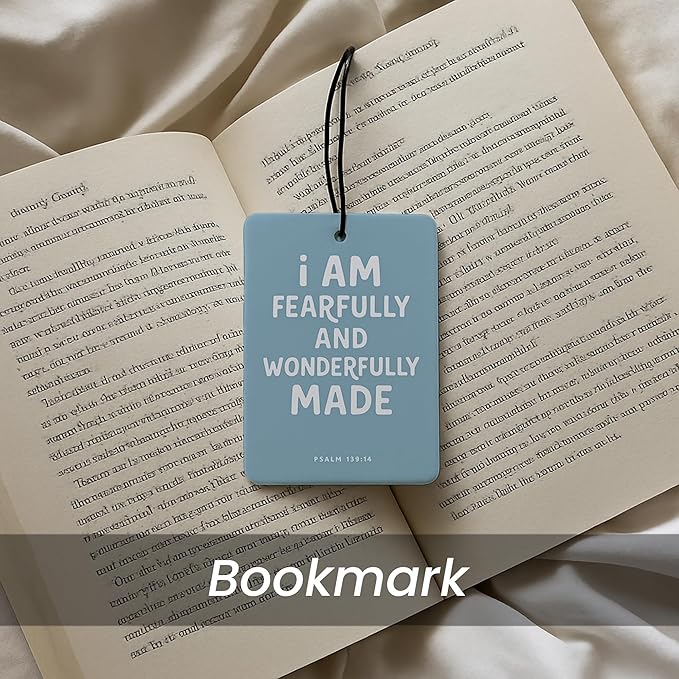 Cute Christian Car Air Freshener 4 Pcs - Cute Girly Religious Hanging Air Freshener 4 Pcs for Cars Closet Drawer Books, Preppy Christian Car Accessories Mirror Decor for Women