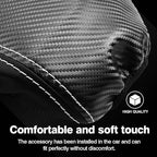 Autorder Center Console Cover for Kia Seltos 2021 2022 2023 2024 2025 Accessories Carbon Fiber Armrest Cover Anti-Scratch Middle Console Pad Leather Armrest Protector
