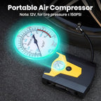 Vetoos Car Roadside Emergency Kit with Jumper Cables, Auto Road Side Safety Kit for Vehicles - with Premium Carry Bag, Portable Air Compressor