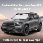 EcoNour Windshield Sunshade Compatible for Mercedes Benz GLB 2020-2024 2025 2026, Sun Visor for Front Windshield & Window Sun Shade Cover, UV Heat Blocker & Protector, Car Accessories