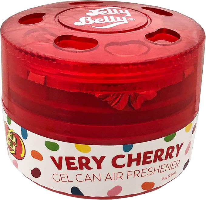 Jelly Belly FER15510A Gel Can Air Freshener-Very Cherry, Red