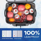 Maelstrom Soft Sided Cooler Bag, 30/40 Can Collapsible Insulated Ice Chest, Large Leakproof Portable Storage for Camping, Travel, Kayaking & Beach