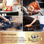 Parker & Bailey Leather Cleaner & Conditioner – Restores & Conditions, Cleaner For Upholstery or Car Interior, Car Seat Cleaner, Faux, Furniture, Handbags, Shoes & More 12oz