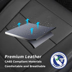 coverdream 2026 Rav4 Seat Covers Custom Fit for 2026 Toyota Rav4 Hybrid (LE,XLE Premium) SUV,Full Set Luxury Waterproof Leather Car Seat Protector