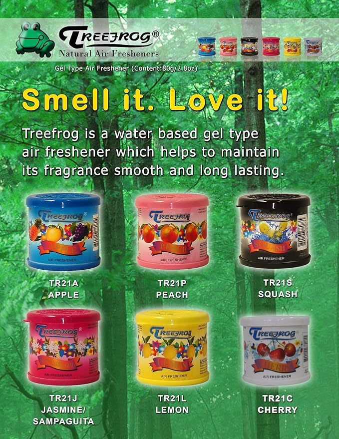 Treefrog Natural Air Freshener TR21S -Squash
